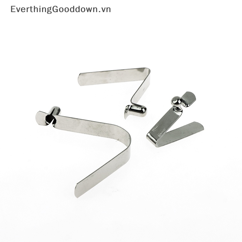 Everthinggooddown Set 10 Khóa Lò Xo Thép Lò Xo Hình Chữ V 6mm Cố Định Tấm Dọc vn