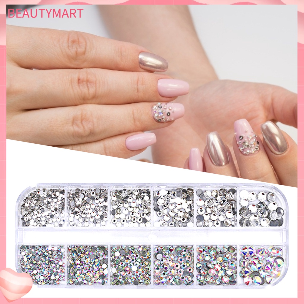 Bộ Phụ Kiện Đính Trang Trí Móng Tay Nghệ Thuật Nhẹ Nhàng Bằng Resin Dễ Sử Dụng Hàng Ngày