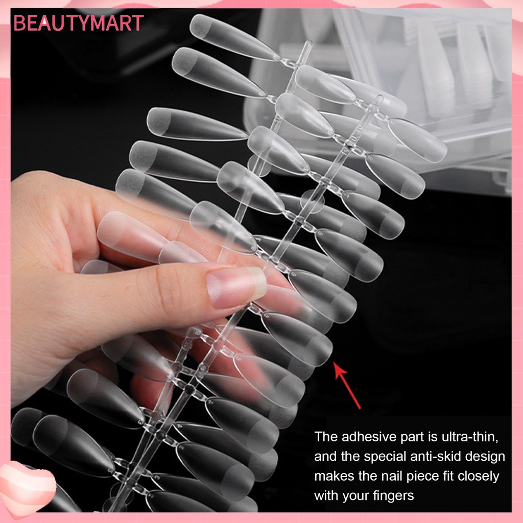 Hộp 240 Phụ Kiện Trang Trí Móng Tay Trong Suốt Siêu Mỏng Tiện Dụng