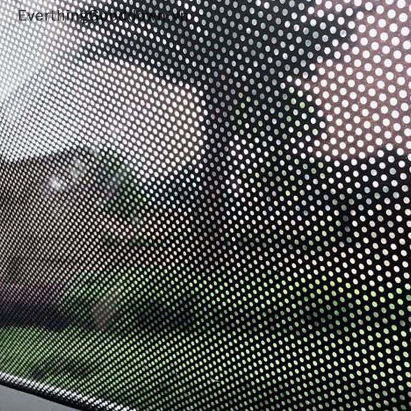 Everthinggooddown Set 2 Miếng Dán PVC Chống Nắng Cửa Sổ Xe Hơi Sử Dụng Năng Lượng Mặt Trời