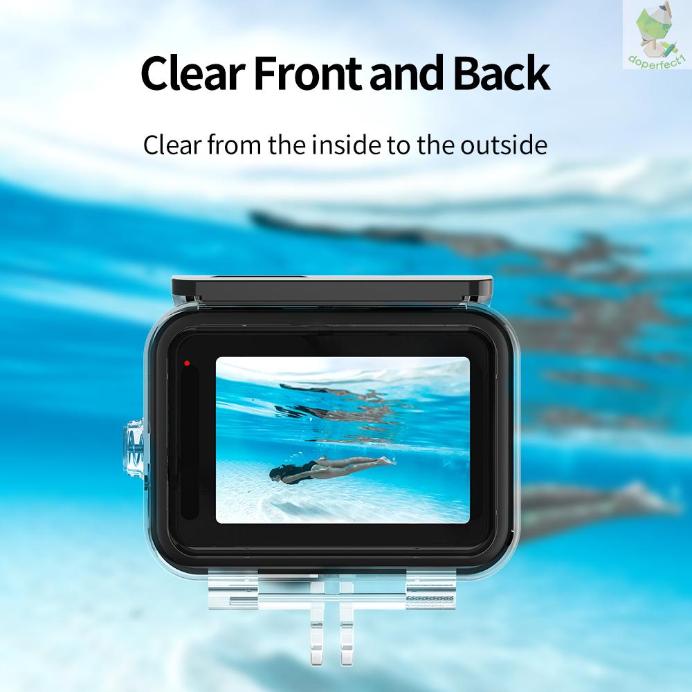 TELESIN Action Camera Protective Waterproof Case Cover Underwater 45m/148ft Diving Housing Underwater Accessories Replac   Came-6.5