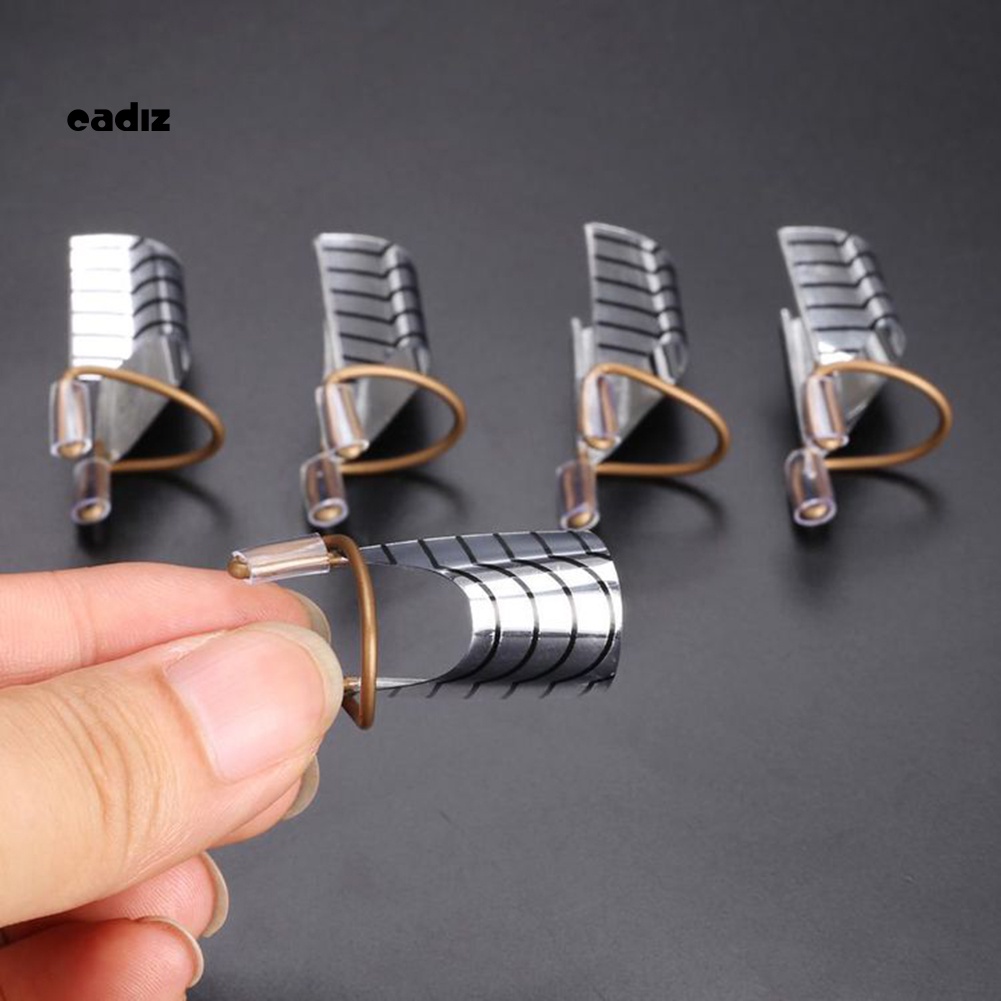 Set 10 Miếng Định Hình Nối Dài Móng Tay Bằng Nhôm Có Thể Tái Sử Dụng