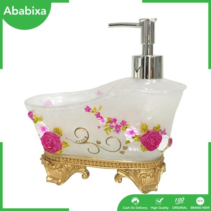 1 Bình Đựng Xà Phòng Rửa Tay Dạng Nhấn Bằng Nhựa Resin