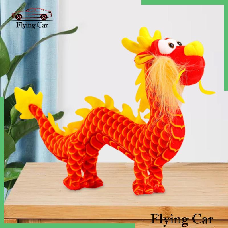 [Lzdjfmy2] Đồ Chơi Thú Nhồi Bông Hình Con Rồng Dễ Thương Phong Cách Trung Hoa Trang Trí Phòng Ngủ Năm Mới