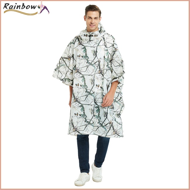Áo Mưa Họa Tiết Rằn Ri Trọng Lượng Nhẹ Tùy Chỉnh Chống Thấm Nước Tiện Dụng Cho Chụp Ảnh Ngoài Trời