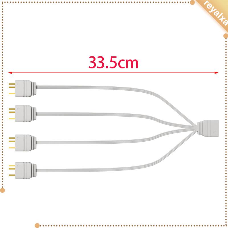 Cáp Chia Nguồn ARGB 5V 3Pin 1 Sang Ba / 4 Chuyên Dụng Cho Máy Tính Để Bàn