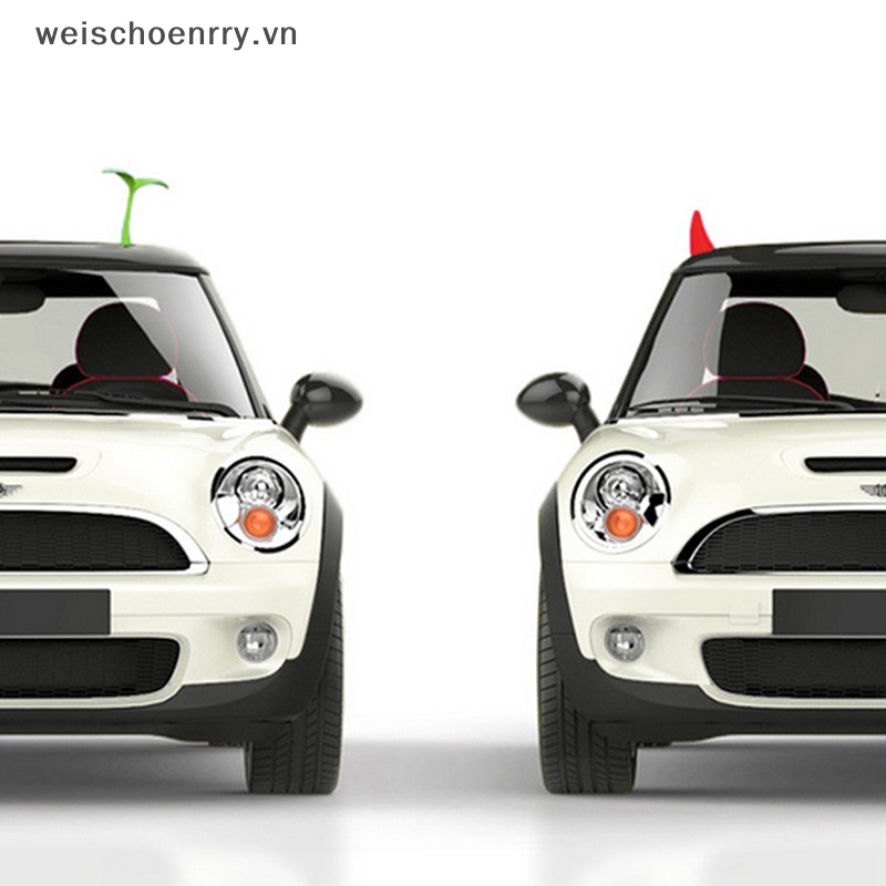 Đề Can 3M Hình Sừng Quỷ Nhỏ Thông Dụng Dán Nóc Xe Hơi Chống Va Chạm