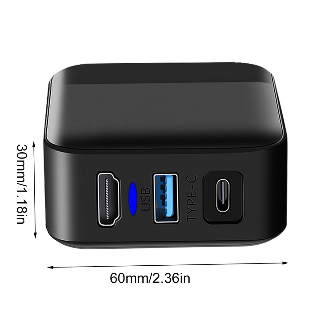 Dock Charger Adapter For Switch Type-C To Hdmi-Compatible Ac 3-Ports Usb-C Nintend Support Tv [Q/5]