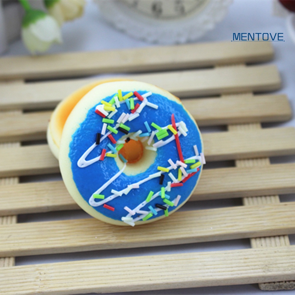 Đồ Chơi Nắn Bóp Đàn Hồi Giảm Stress Hình Bánh Donut