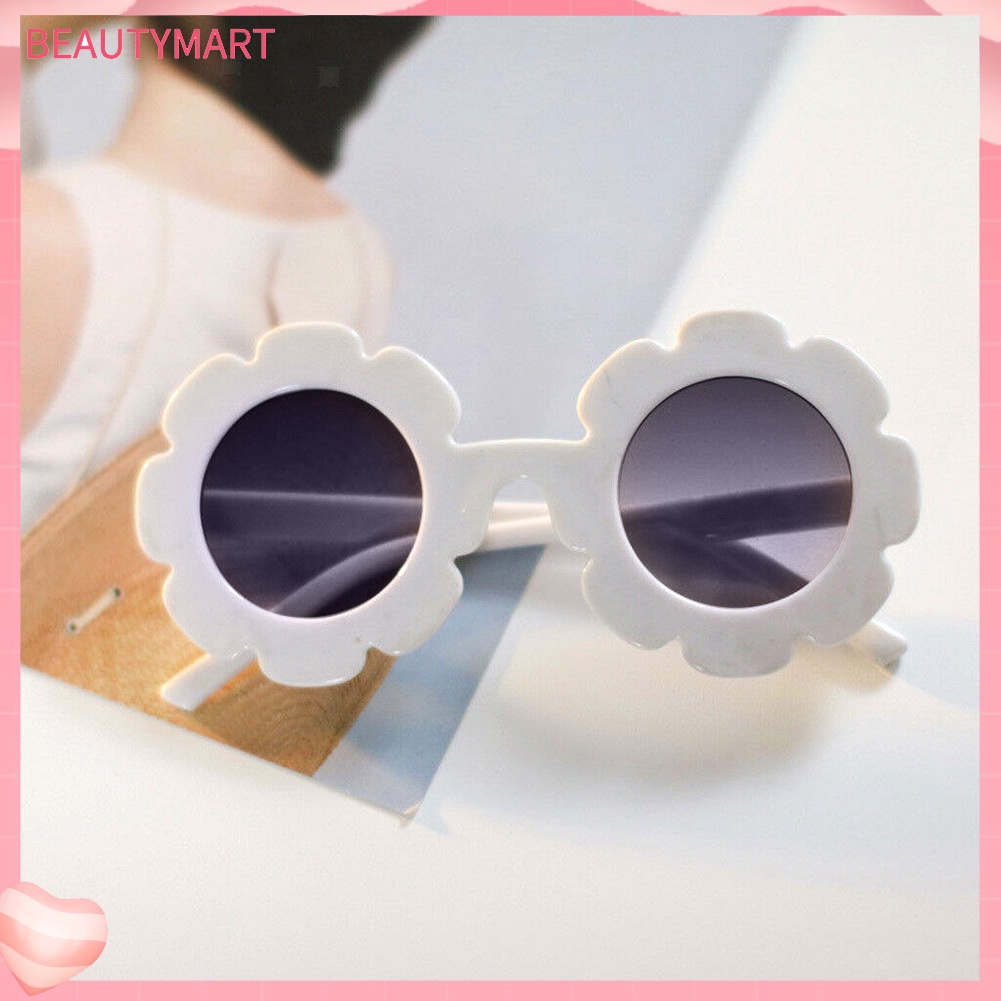 Kính Mát Phân Cực Chống Tia UV400 Tròng Tròng Họa Tiết Hoa Cho Bé Trai Và Gái