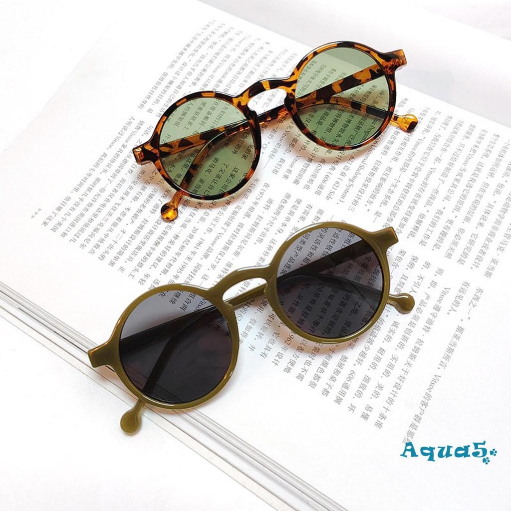 Kính Mát Tròn Chống Tia UV Thời Trang Mùa Hè Cho Bé