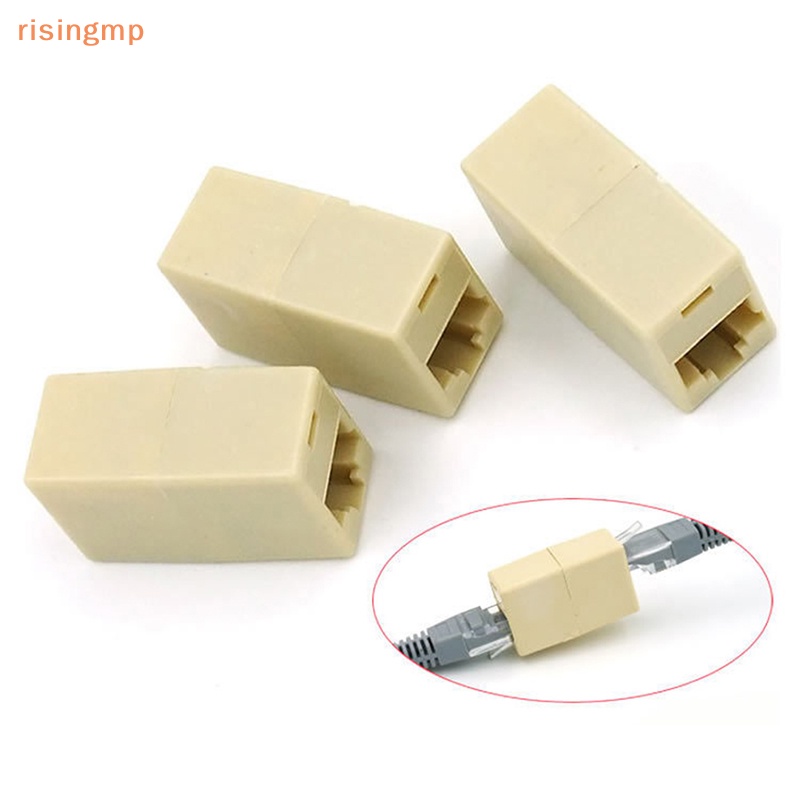 Bộ 10 Đầu Nối Dây Cáp Mạng RJ45 Qua CAT5 RJ45 Chuyên Dụng Chất Lượng Cao