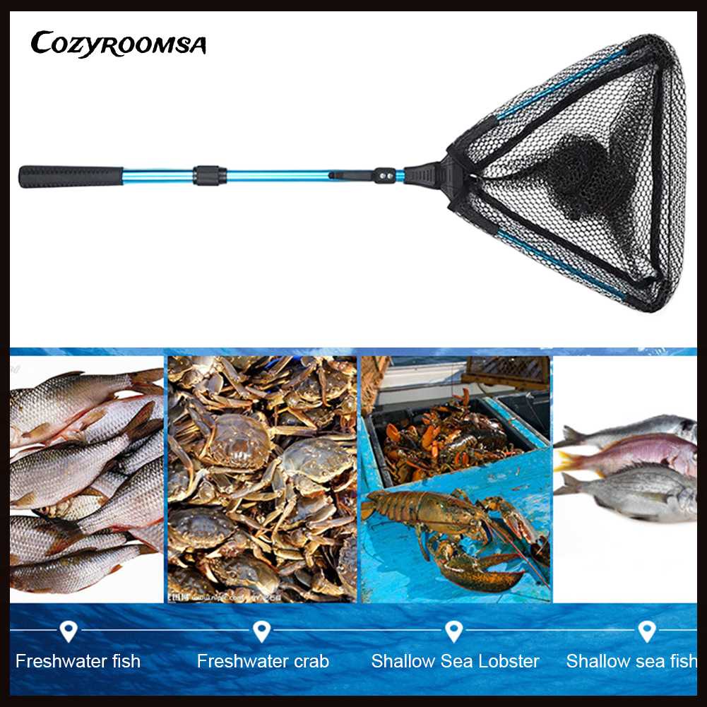 Lưới Đánh Bắt Cá Hình Tam Giác Gọn Nhẹ Có Thể Gấp Gọn Tiện Dụng