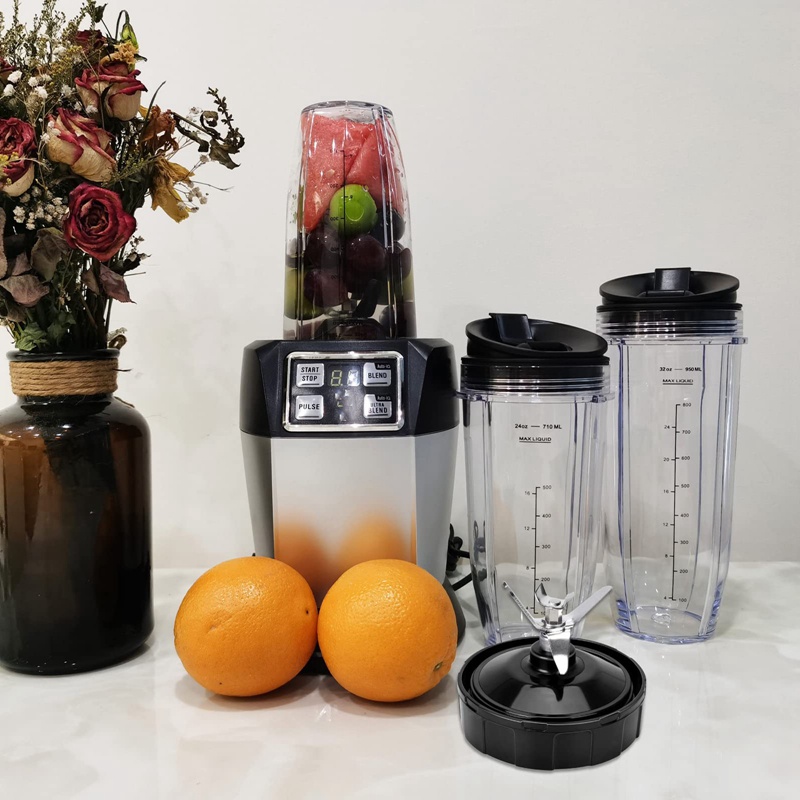 Bộ Phụ Kiện Thay Thế Cho Máy Xay Sinh Tố Ninja BL450-30 BL456-30 BL480-30Ect 24OZ Ninja
