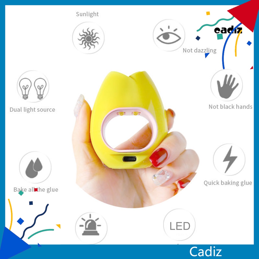 1 Bộ Đèn LED UV Hong Khô Móng Tay Không Phai Màu Đen