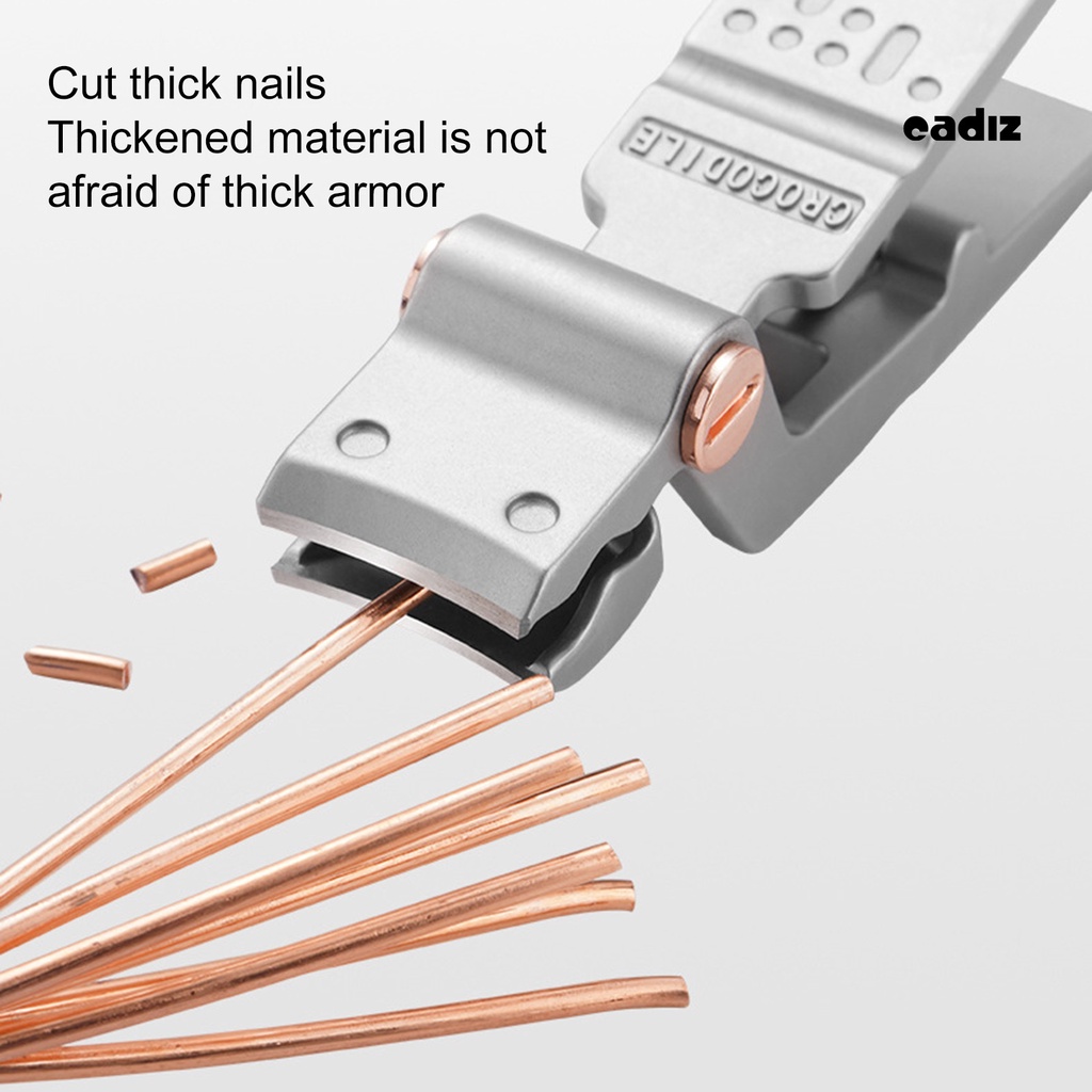 1 Bộ Kềm Cắt Móng Có Móc Khóa Bằng Thép Không Gỉ Giúp Tiết Kiệm Sức Khỏe