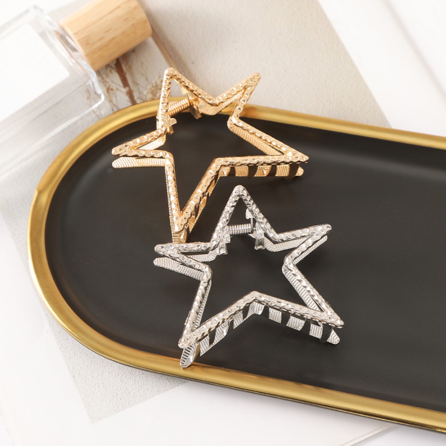 Kẹp Tóc Nhỏ Hình Ngôi Sao Đính Đá Pha Lê Bằng Hợp Kim Phong Cách Hàn Quốc Cho Nữ