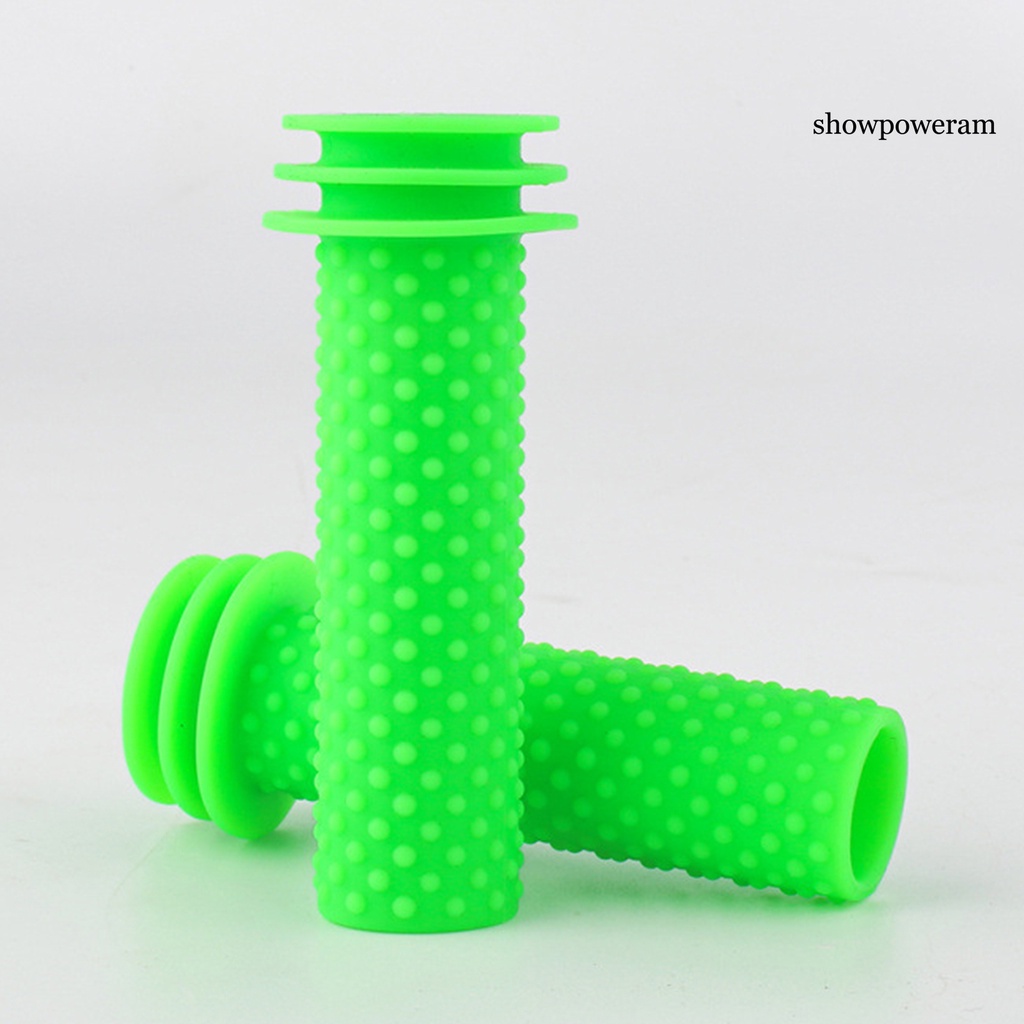 1 Cặp Vỏ Bọc Tay Lái Xe Đạp Bằng Silicon Mềm Chống Trượt