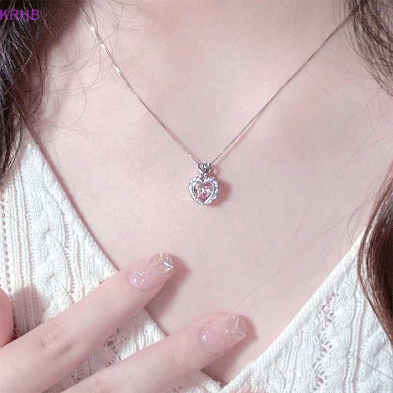 Vòng Cổ Choker Mặt Trái Tim Đính Đá Phong Cách Gothic Thời Trang Cho Nữ Mới