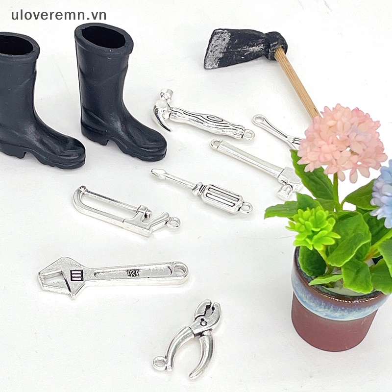 Set 7 Dụng Cụ Sửa Chữa Nhà Búp Bê Tỉ Lệ 1: 12 Cao Cấp