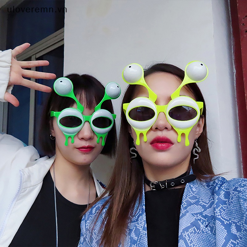 Mắt Kính Hình Mắt Người Ngoài Hành Tinh Phong Cách Hawaii Cho Người Lớn Và Trẻ Em