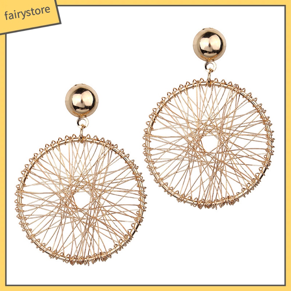 Bông Tai Hình Tròn Thời Trang Dành Cho Nữ