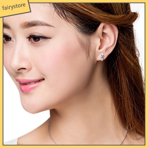 Bông Tai Mạ BạC ĐíNh Đá ThờI Trang