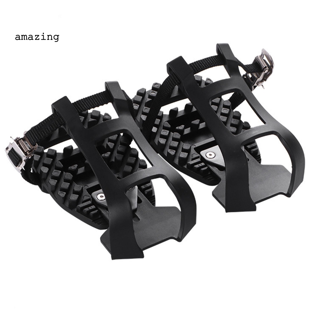 1 Cặp Phụ Kiện Kẹp Bàn Đạp Xe Đạp Chống Trượt Tiện Dụng