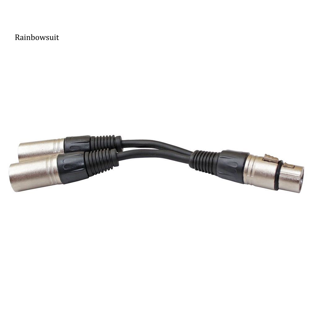 Cáp Chia Chữ Y Doojiey 0.3 / 0.5 / 1m 3Pin XLR Female Sang 2XLR Male