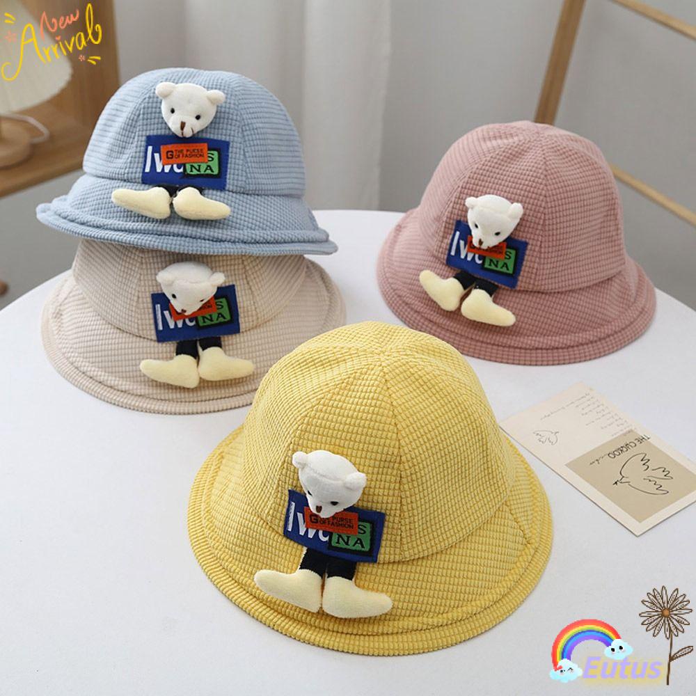 Mũ Tai Bèo Dày Dặn Họa Tiết Hoạt Hình Dễ Thương Cho Bé Từ 1-4 Tuổi