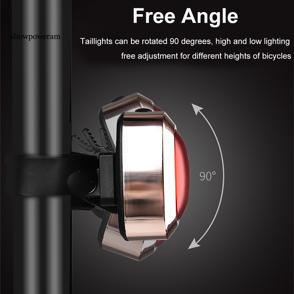 Đèn LED Cảnh Báo An Toàn Sạc USB Gắn Đuôi Xe Đạp