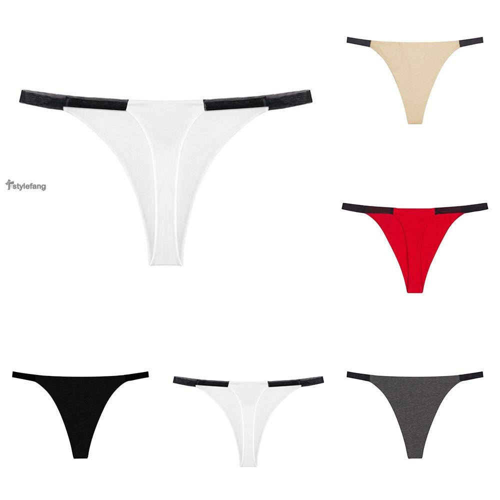 1 Quần Lọt Khe Cắt Cao Chất Liệu Polyester Bền Và Gợi Cảm Size S / M / XL Cho Nữ