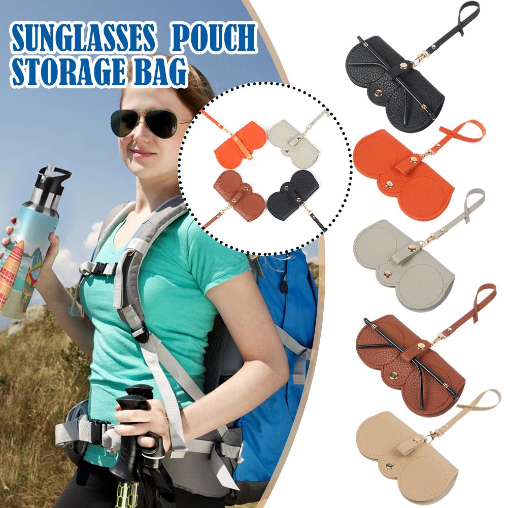 Túi Da PU Mềm Đựng Mắt Kính Chống Thấm Nước / Bụi Bẩn Tiện Dụng