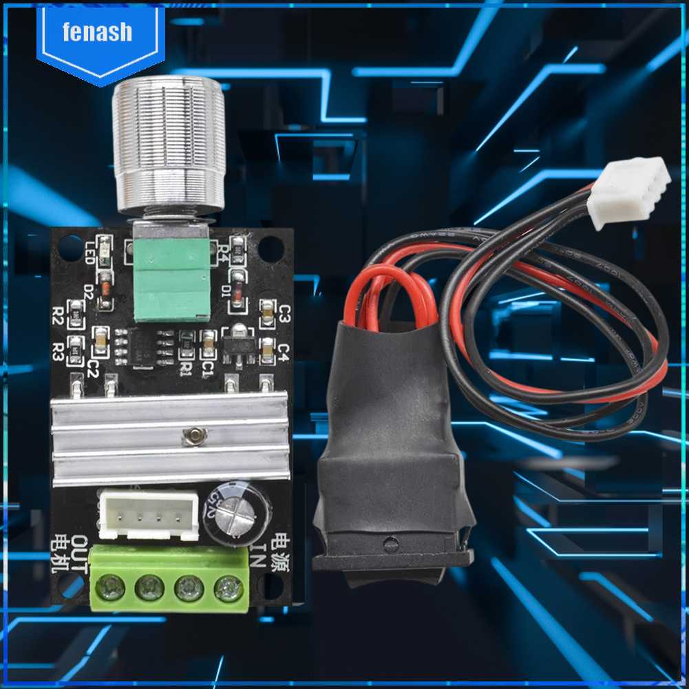 Bộ Điều Khiển Tốc Độ Động Cơ DC 6V 12V 24V 28V 3A PWM