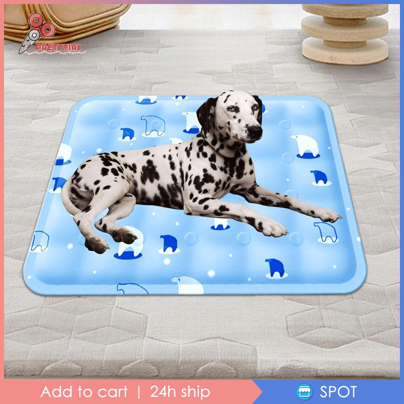 Đệm Ngủ Làm Mát Chống Thấm Nước Prettyia1 Cho Thú Cưng