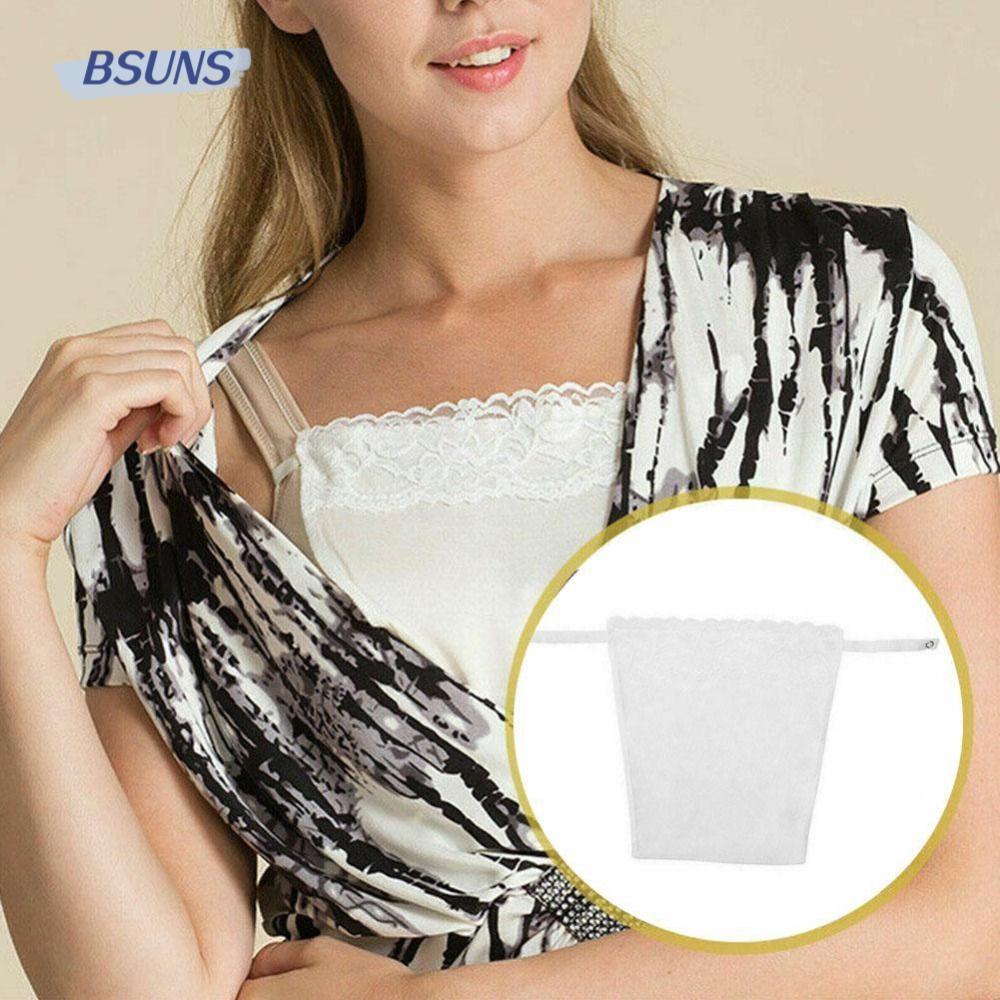Bsuns Mock Áo hai dây Che Phủ Ngực Phối Ren Kẹp Dễ Dàng Cài Đặt