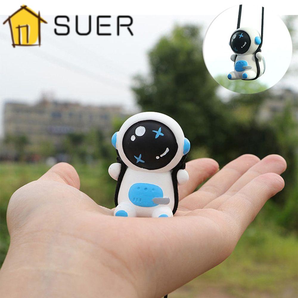 Phụ Kiện Trang Trí Gương Chiếu Hậu Hình Phi Hành Gia Hoạt Hình Đáng Yêu