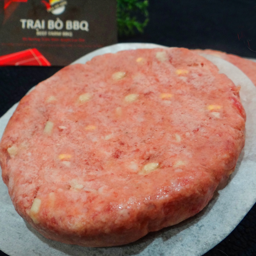 Burger bò phô mai Foodeli - miếng 100g