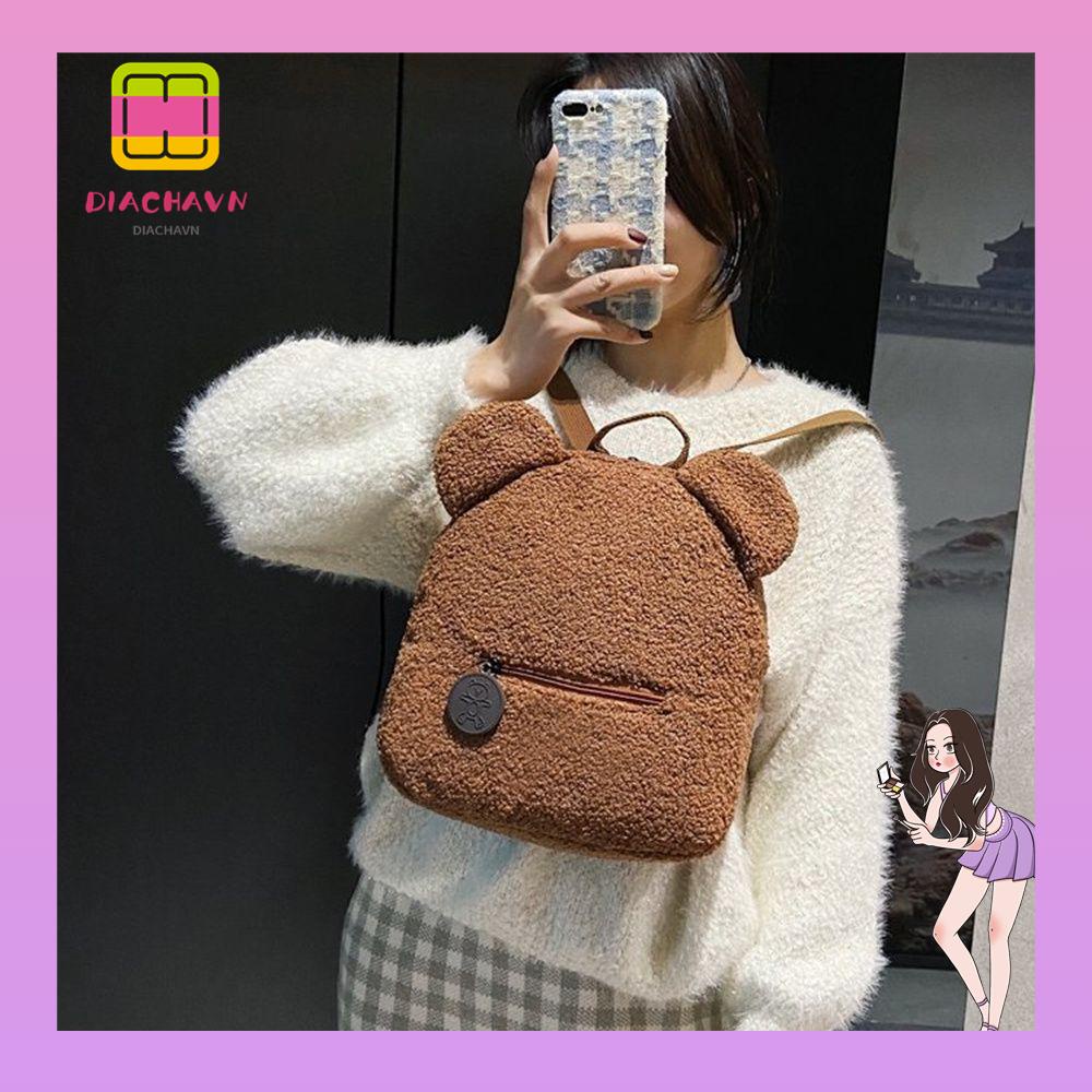 Ba Lô Du Lịch Mini Đa Năng Hình Gấu Dễ Thương Cho Bạn Gái