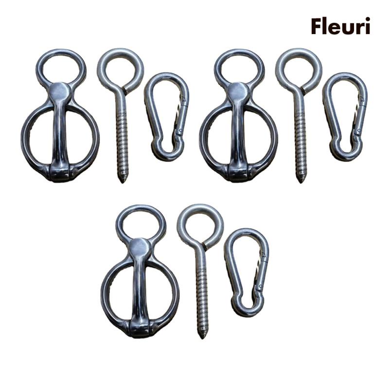 Bộ 3 Vòng Khóa Ngựa An Toàn Tiện Dụng