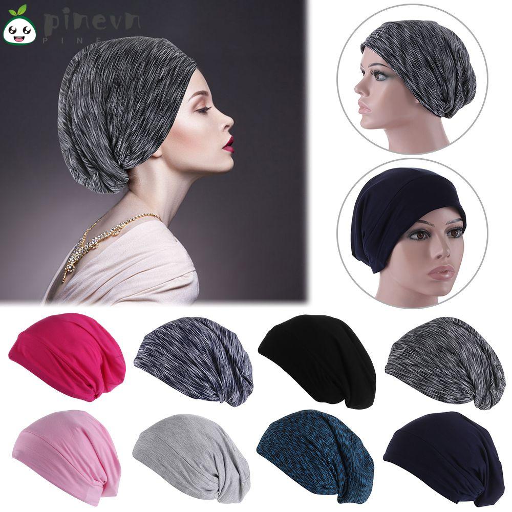 Mũ Trùm Đầu Kiêm Khăn Choàng Hai Lớp Bằng Satin Có Thể Điều Chỉnh Phổ Biến Cho Nữ Chemo