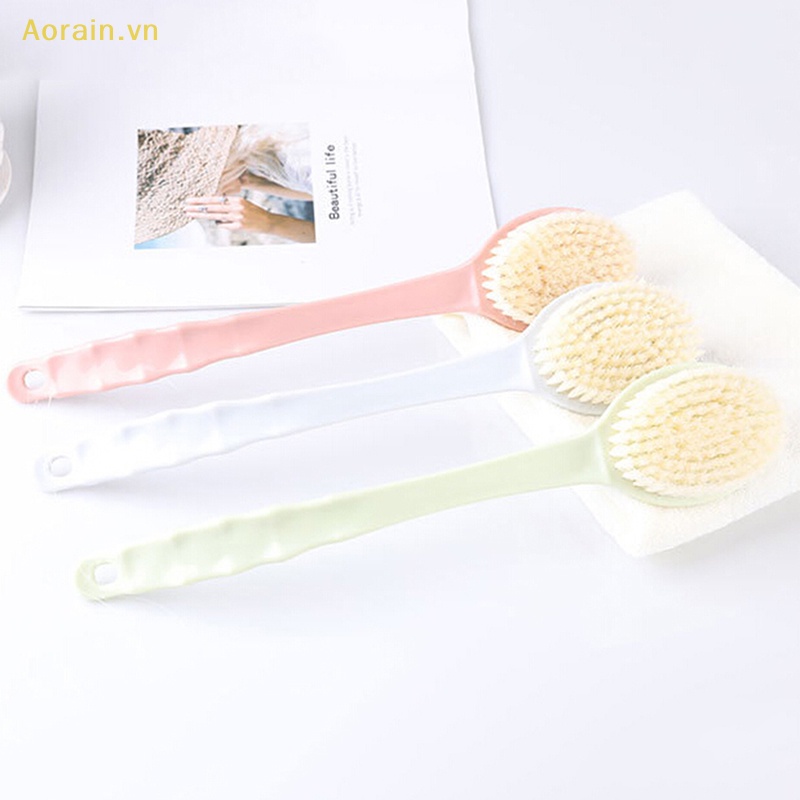 1 Bàn Chải Chà Lưng Tẩy Tế Bào Chết Cán Dài