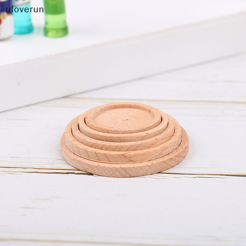 1 Khay Tròn Đựng Đồ Trang Trí Nhà Búp Bê Tỉ Lệ 1: 12