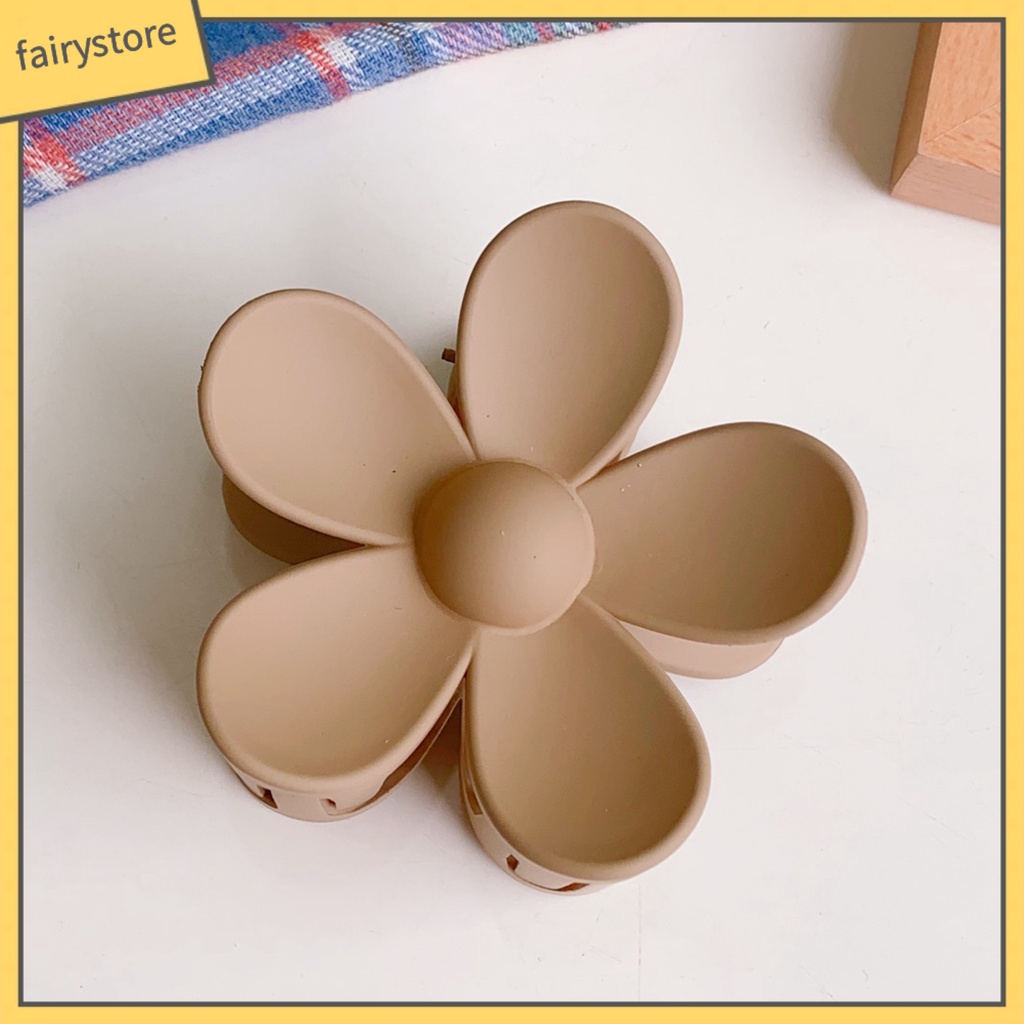 Kẹp Tóc Màu Trơn Chống Trượt Nhiều Hình Dạng Dùng Tại Nhà