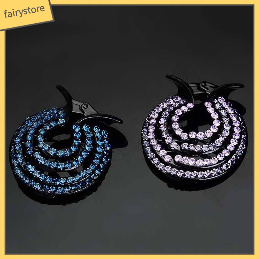 Kẹp Tóc Đính Pha Lê Giả Nhiều Màu Chống Trượt Phong Cách Hàn Quốc Cho Nữ