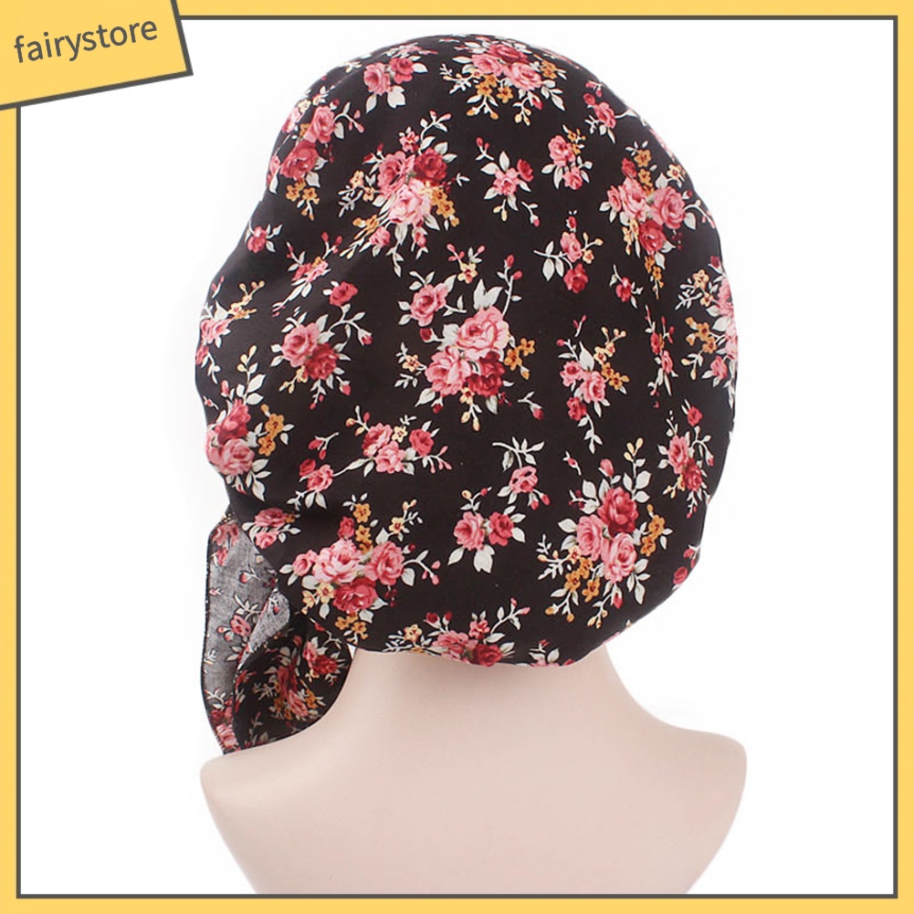 Mũ Trùm Đầu Bằng Cotton Co Giãn Thời Trang Cho Nữ