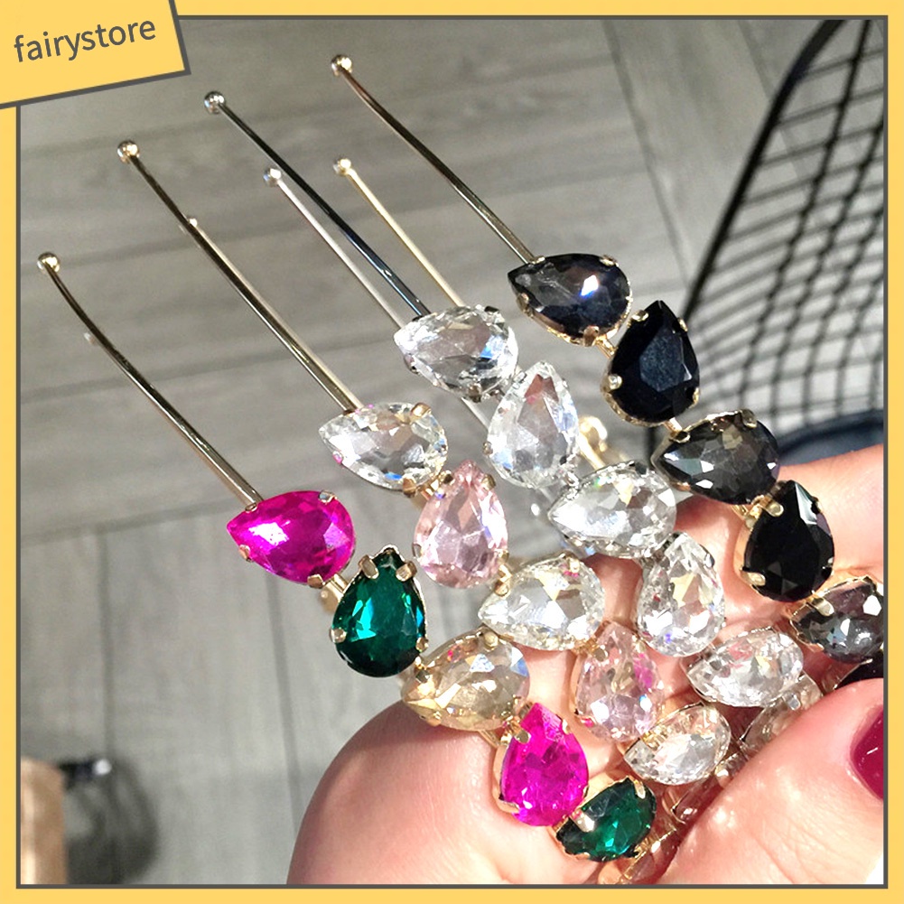 Băng Đô Cài Tóc Đính Đá Nhiều Màu Sắc Thời Trang Cho Nữ