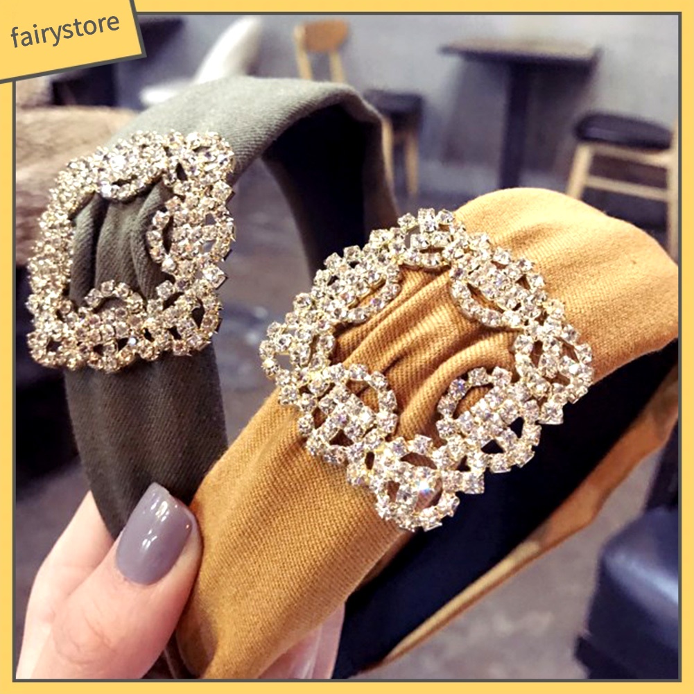 Cài Tóc Đính Đá Hình Chữ Nhật Bản To Thời Trang Cho Nữ