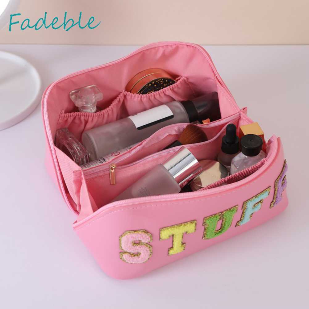 Pu Túi Đựng Mỹ Phẩm Sức Chứa Lớn Tiện Lợi Dễ Sử Dụng