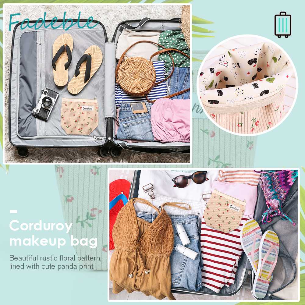 Túi Nhung Đựng Cọ Trang Điểm Gọn Nhẹ Cho Nữ